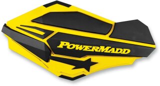 HANDGUARDS YEL/BLK SUZ
