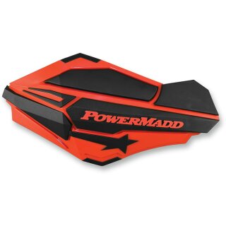 HANDGUARDS RED/BLK HON