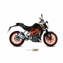 MIVV - SUONO, ST. STEEL carbon caps, Full sys. 1x1 KTM -...