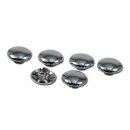 Cover caps for allen screws M10, chrome, PU = 12 pieces