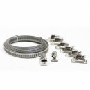 Schlauchschellen-Set, 3 m Endlosband, rostfrei,...