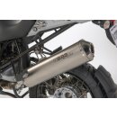 BOS-Ovalendtopf BMW R 1200 R, Bj. 06-10, Edelstahl matt,...
