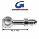 Banjo 00°, gerade, 10 mm 3/8-24, chrom Goodridge...