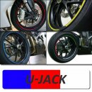 Rim sticker "GP", U-Jack, 7 mm wide preformed...