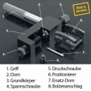 Chain breaker & riveter for solid and hollow rivets,...