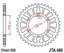 Kettenrad ALU 43Z  |  520 SI Innen Ø 110 Lochkreis...