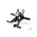 110M018SW LSL Rastenanlage MOTO GUZZI V7 bis 11, schwarz