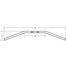 150-295 FEHLING Lenker Drag Bar Medium, 1 Zoll, 82cm