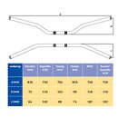 ABM Lenker Booster Superbike Typ 0429, alu