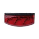 SHIN YO LED-Rücklicht CRYSTAL, rotes Glas