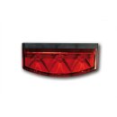 SHIN YO LED-Rücklicht CRYSTAL, rotes Glas