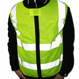 Warnweste Motorrad, Neongelb EN ISO 20471, Gr. XL,