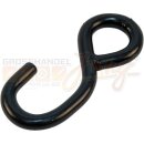 S-Haken mit PVC-Schutz für Gurtband 25 mm