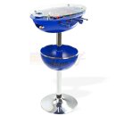 Bartisch Vegas Blau mit Tischkicker