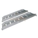 Alu-Rampe max.1200kg (1 Paar) - L*B 131 x 37 cm